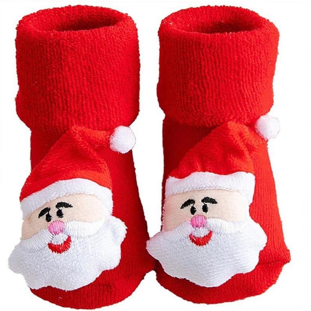 Amazon.co.jp: ベビー靴下 クリスマスソックス 滑り止め 綿 暖かい